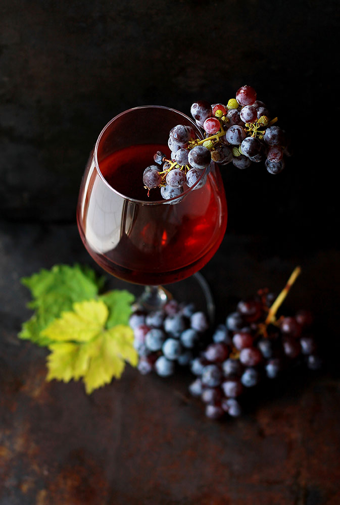 Achat vin rouge 12 Degrees - Verre raisin